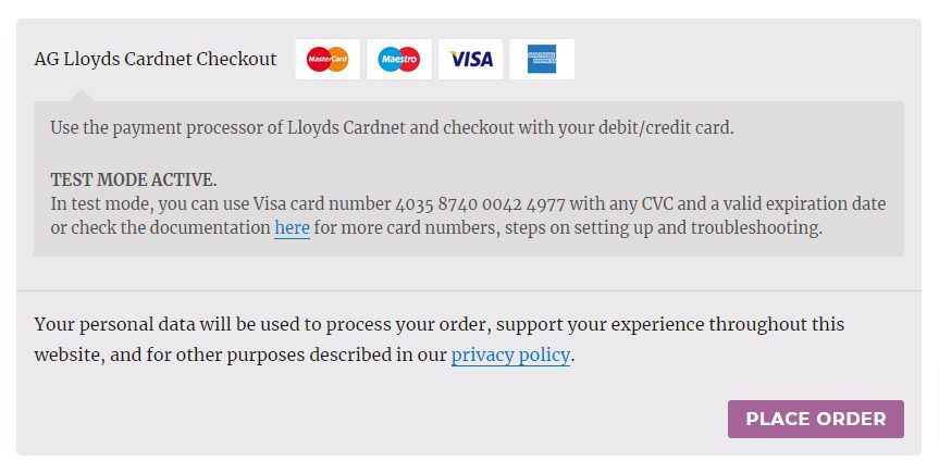 cardnet connect woocommerce